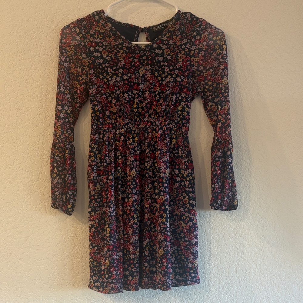 Colorful Floral Kids Dress